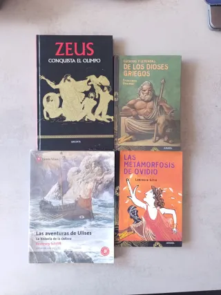 Pack de libros sobre mitologia griega