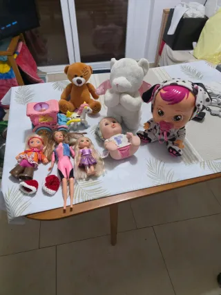 Muñeco Bebé Llorón y Cochecito,otra mullecas