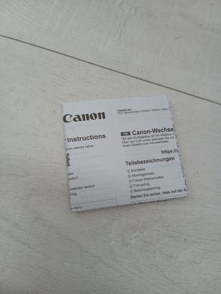 Objetivo canon EF 50mm f/1.8 STM