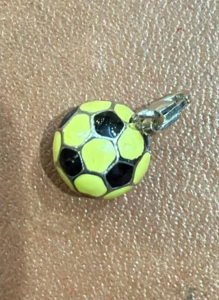 Colgante Thomas Sabo Balón Fútbol Plata Esmalte