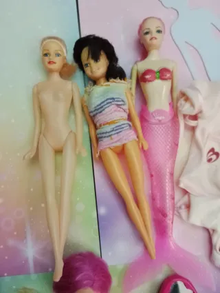 Lotto bambole vintage con Tecna Winx e bratz Cloe