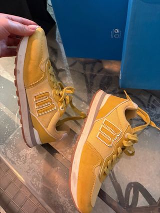 Zapatillas Deportivas Amarillas/mostaza