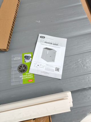 Caseta de jardín, 130x192x198cm y 2,2m2, Suelo