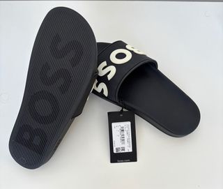Chanclas BOSS Negras Talla 39 Nuevas