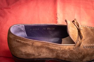 Carmina Brown Suede String Loafers Uetam 41 7,5