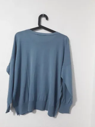 Jersey Zara Talla Única Azul