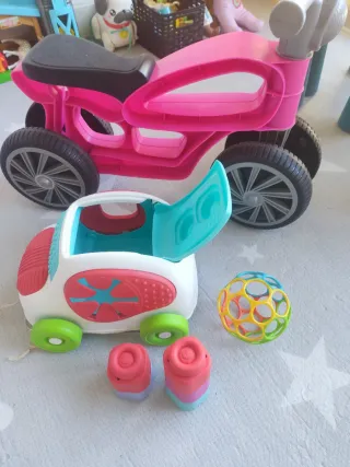Pack Juguetes Bebé Moto Coche Pelota