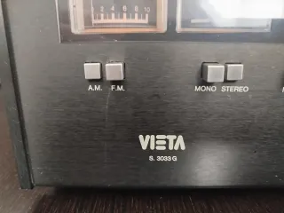 Radio Vieta Hifi Vintage Negra