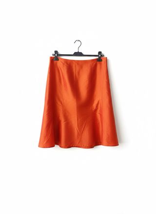 Conjunto DC T42 Blusa Falda 44 Naranja