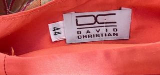 Conjunto DC T42 Blusa Falda 44 Naranja