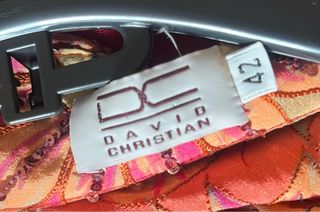 Conjunto DC T42 Blusa Falda 44 Naranja