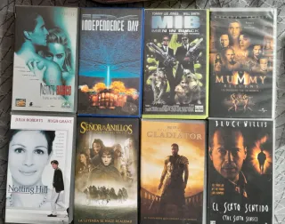 Colección 8 Películas VHS