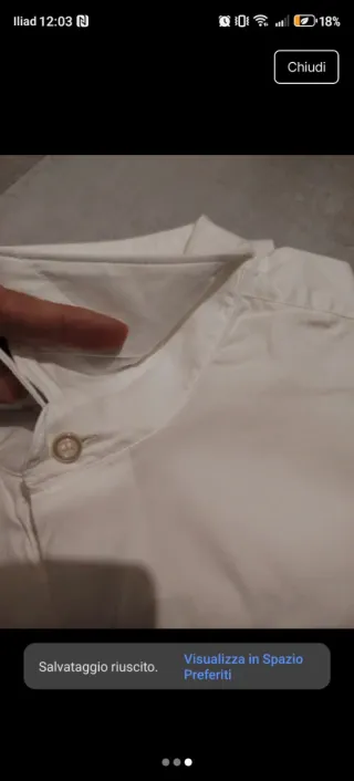 Camicia uomo  bianca