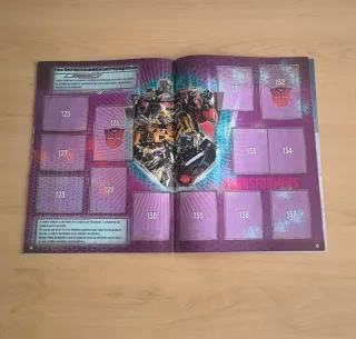 Álbum Cromos Transformers Sticker Album