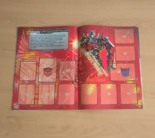 Álbum Cromos Transformers Sticker Album