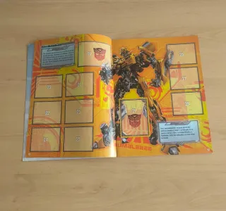 Álbum Cromos Transformers Sticker Album