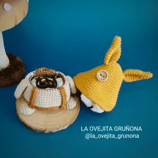 Conejo joyero Amigurumi Tejido