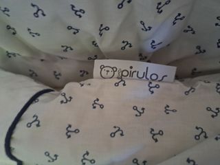 Lote Minicuna Allegra 5 en 1 + textiles PIRULO