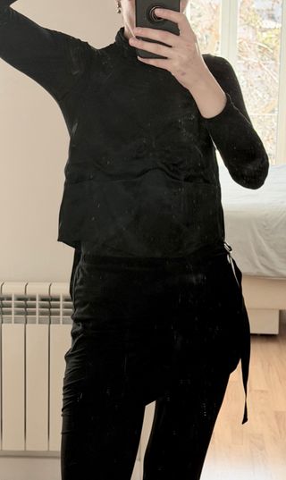 Top negro satinado & Other Stories