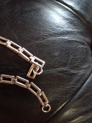 Braccialetto argento maglie chiusura rott