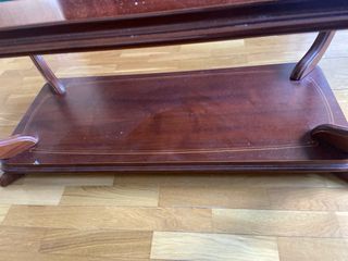 Mesa de centro madera y cristal