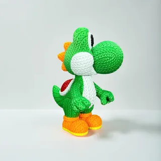 Figura PREMIUM 3D - Efecto Crochet Multicolor XL