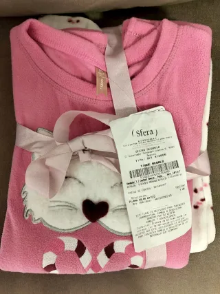 Pijama Polar Gato Sfera Talla M