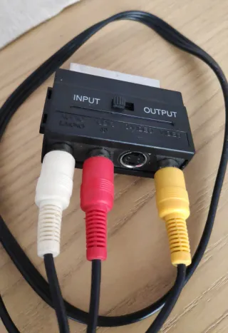 Adaptador Euroconector SCART a RCA
