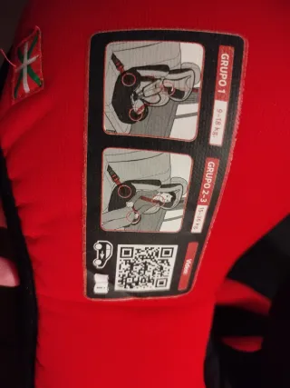 Silla coche niño Athletic Club grupo 1+2+3