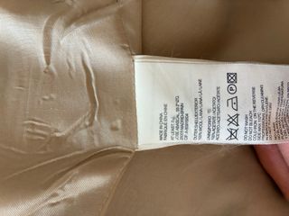 Abrigo corto lana beige