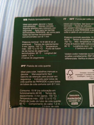 Pistola de Silicona Parkside