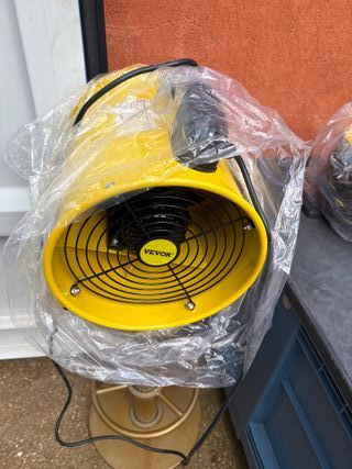 Ventilador Extractor VEVOR DGT-25 Amarillo