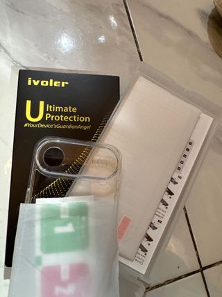 Funda iPhone air. Transparente + Protector Panta