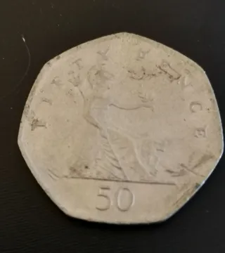 Moneda 10 Pence Reina Isabel II