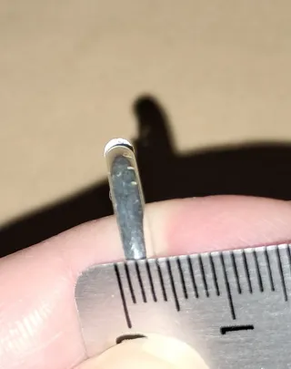 Aros Plata 925mls Lisos 2.5cm