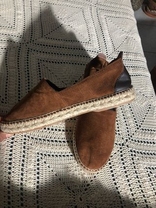Alpargatas  piel y ante Emidio Tucci Marrón