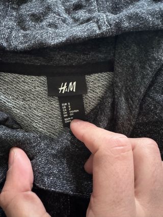 Cardigan bellissimo H&M vintage cappuccio grigio