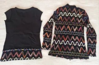 Conjunto jersey y camiseta mujer