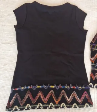 Conjunto jersey y camiseta mujer