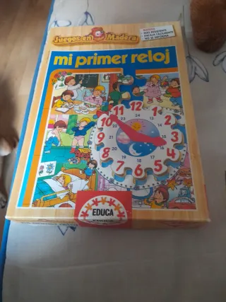 Puzzle Mi Primer Reloj Educa Madera