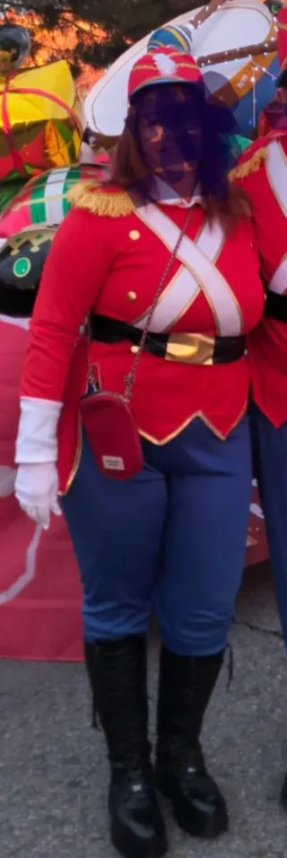 Disfraz Soldado mujer 15Rojo y Azul Talla M/L