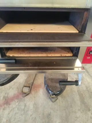 Horno de piedra doble