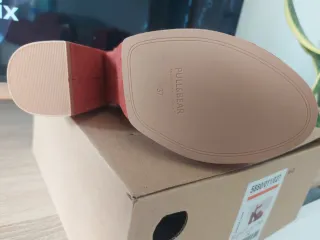 Zapatos de tacón color teja talla 37