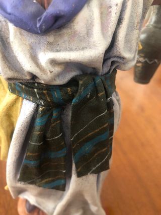 Cantarera in argilla per presepe, altezza 23 cm