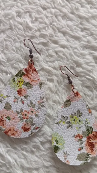 Orecchini Floreali a Goccia