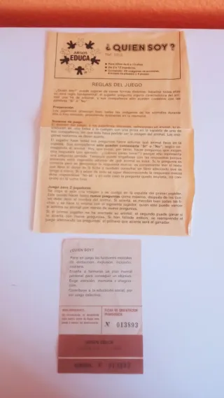 ¿Quién Soy? Juego de mesa Educa
