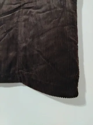 Gilet in velluto a coste marrone taglia XS