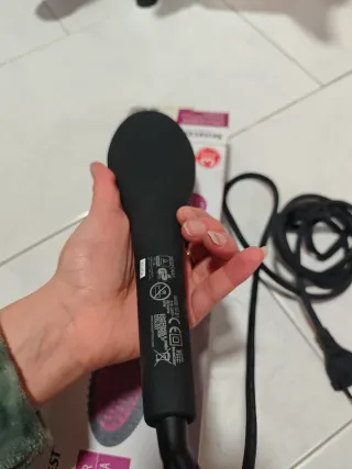 Cepillo Alisador SilverCrest Negro/Rosa