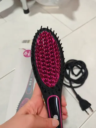 Cepillo Alisador SilverCrest Negro/Rosa