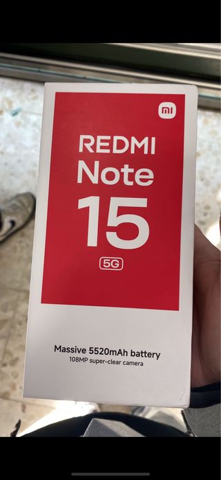 Xiaomi Redmi Note 15 5G Rosso
